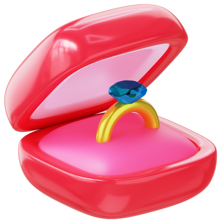Engagement Ring  3D Icon