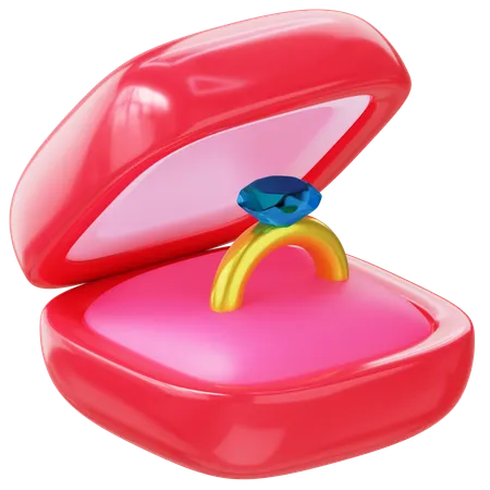 Engagement Ring  3D Icon