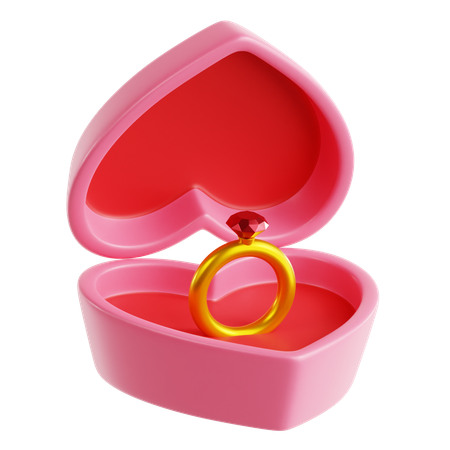 Engagement Ring  3D Icon