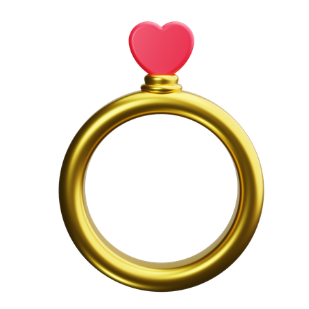 Engagement Ring  3D Icon