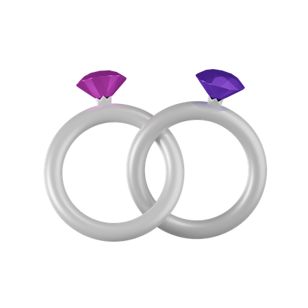 Engagement Ring  3D Icon