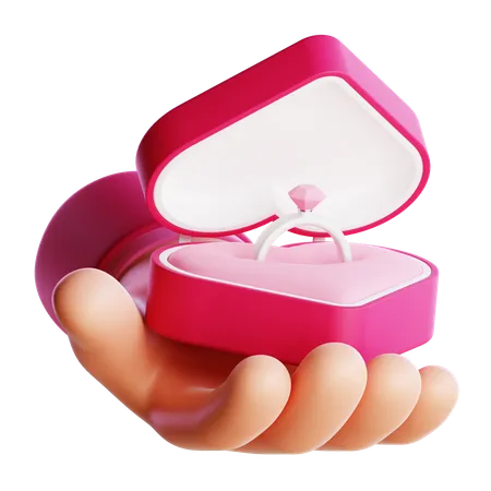 Engagement Ring  3D Icon