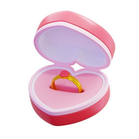 Engagement Ring  3D Icon