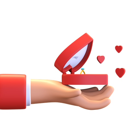 Engagement ring  3D Icon