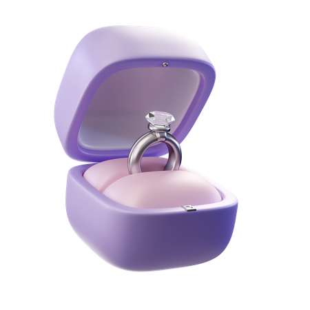 Engagement Ring  3D Icon