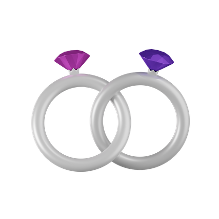 Engagement Ring  3D Icon