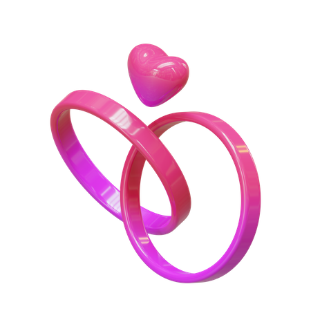 Engagement Ring 3D Icon
