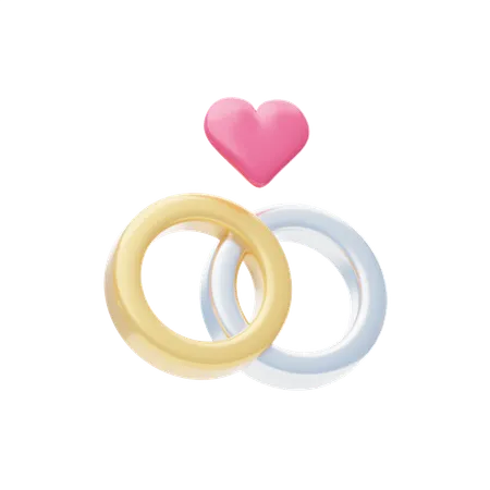 Engagement Rings  3D Icon