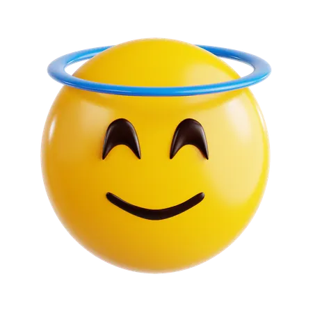 Engel-Emoji 3D Icon
