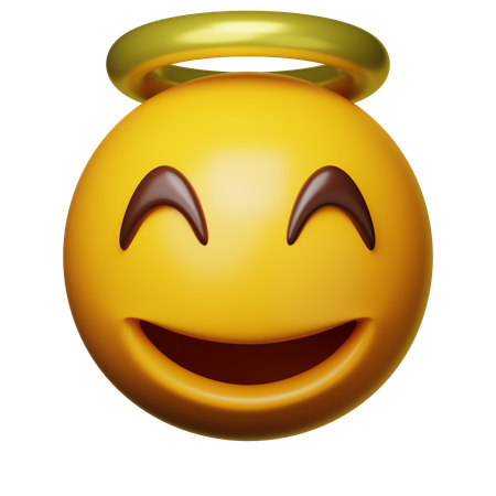 Engel-Emoji  3D Icon