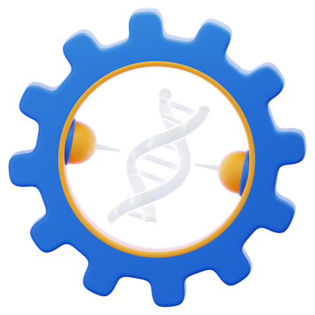 Engenharia genética  3D Icon