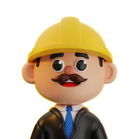 Engenheiro  3D Icon