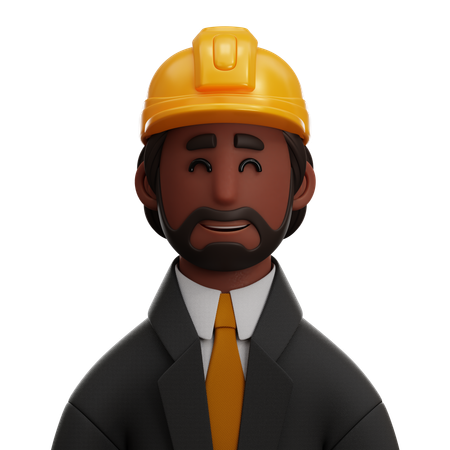 Engenheiro chefe  3D Icon