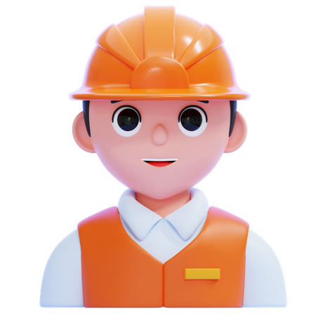 Engenheiro masculino  3D Icon