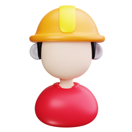 Engenheiro masculino  3D Icon