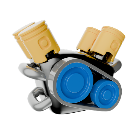 Engine  3D Icon