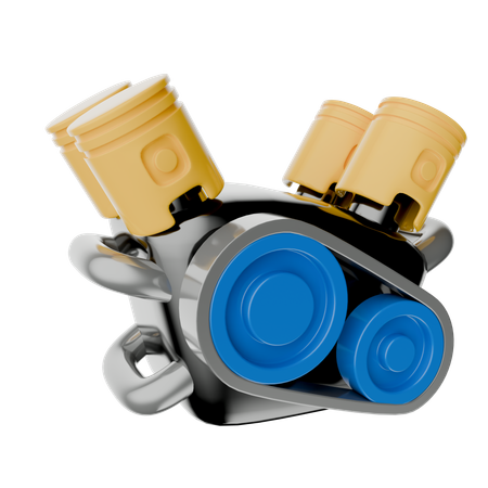 Engine  3D Icon