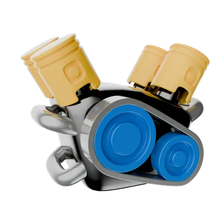 Engine  3D Icon