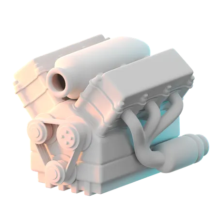 Engine  3D Icon