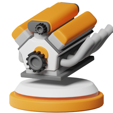 Engine  3D Icon