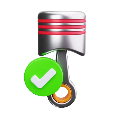 Engine Check  3D Icon