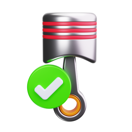 Engine Check  3D Icon