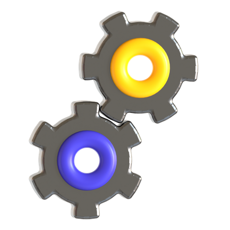 Engine Gear  3D Icon