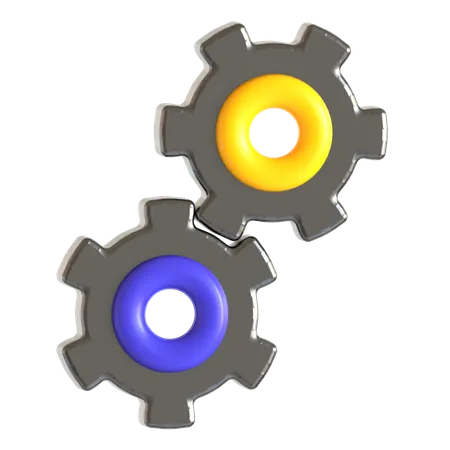 Engine Gear  3D Icon