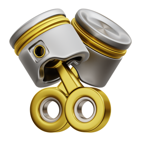 Engine Piston  3D Icon