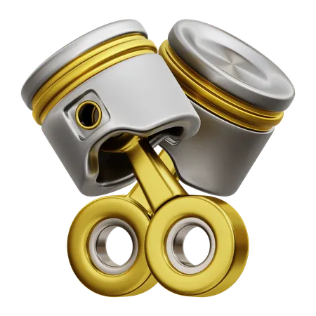 Engine Piston  3D Icon