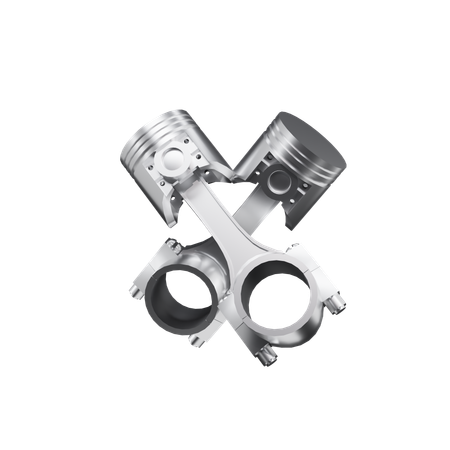 Engine Piston  3D Icon