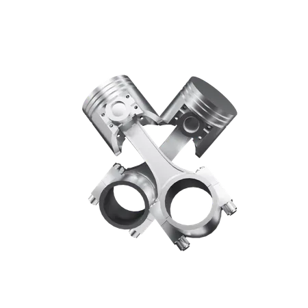 Engine Piston  3D Icon