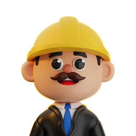 엔지니어  3D Icon