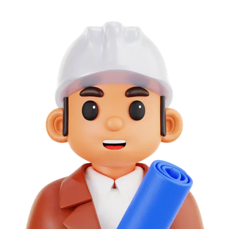 Engineer  3D Icon