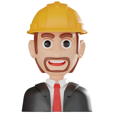 Engineer  3D Icon