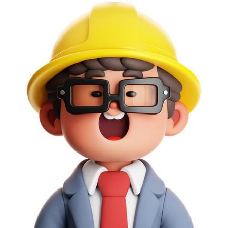 Engineer  3D Icon