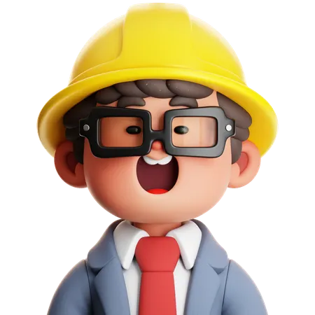 Engineer  3D Icon