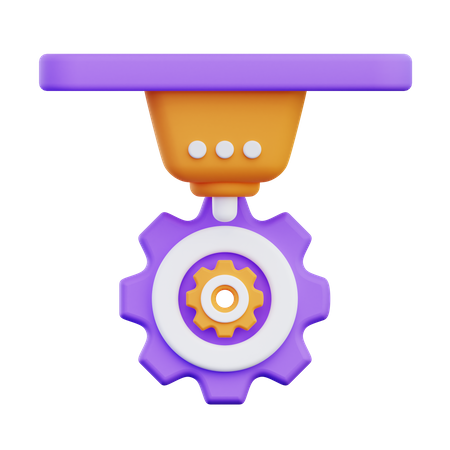 Engineering Parts  3D Icon