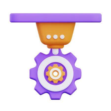 Engineering Parts  3D Icon