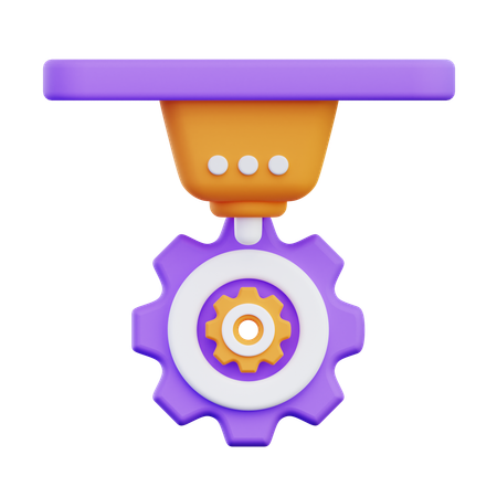 Engineering Parts  3D Icon