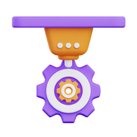 Engineering Parts  3D Icon