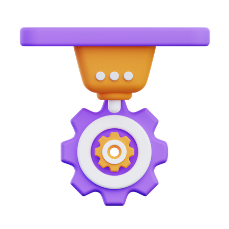 Engineering Parts  3D Icon