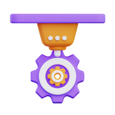 Engineering Parts 3D Icon
