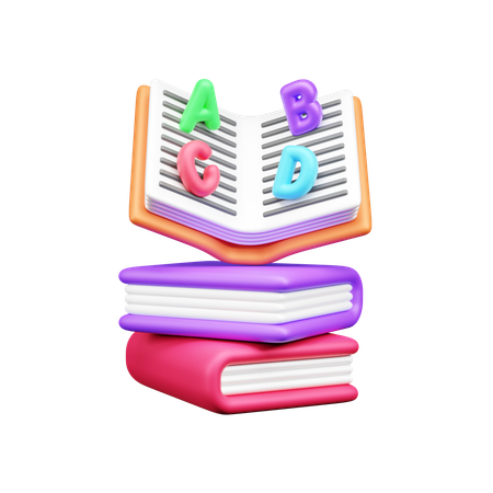 Englisches Buch  3D Icon