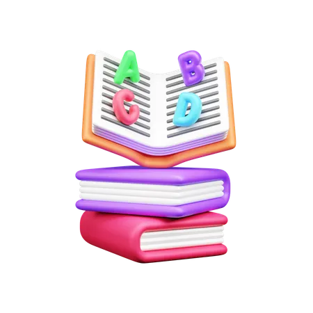 Englisches Buch  3D Icon