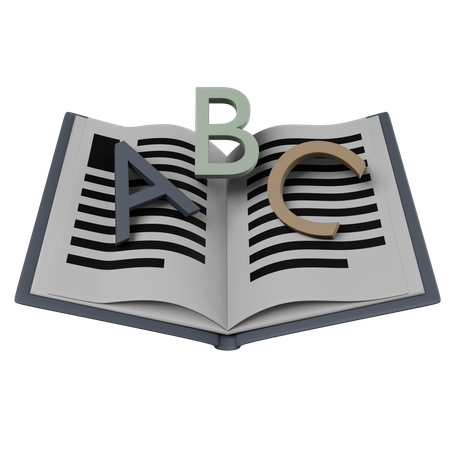 Englisches Buch  3D Icon