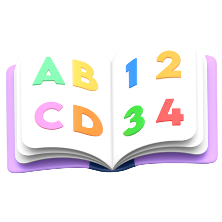 English Book  3D Icon