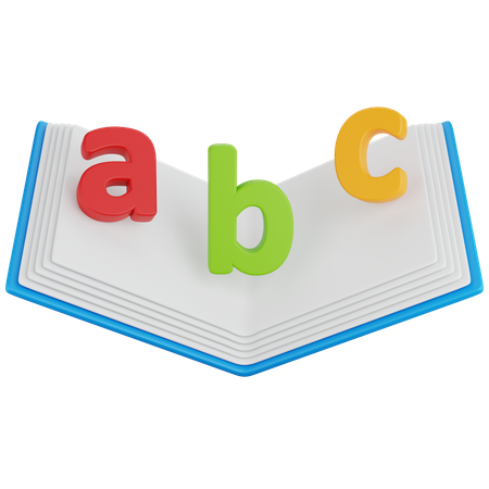 English Book  3D Icon