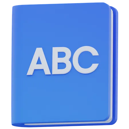 English Book  3D Icon