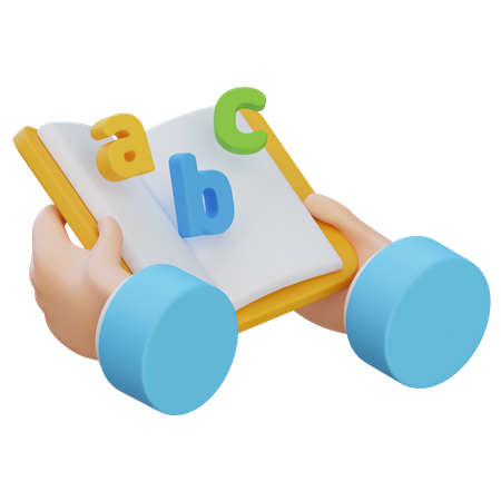 English Book  3D Icon